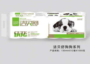 洁贝舒狗狗系列卫生纸|河北卫生纸厂家|保定卫生